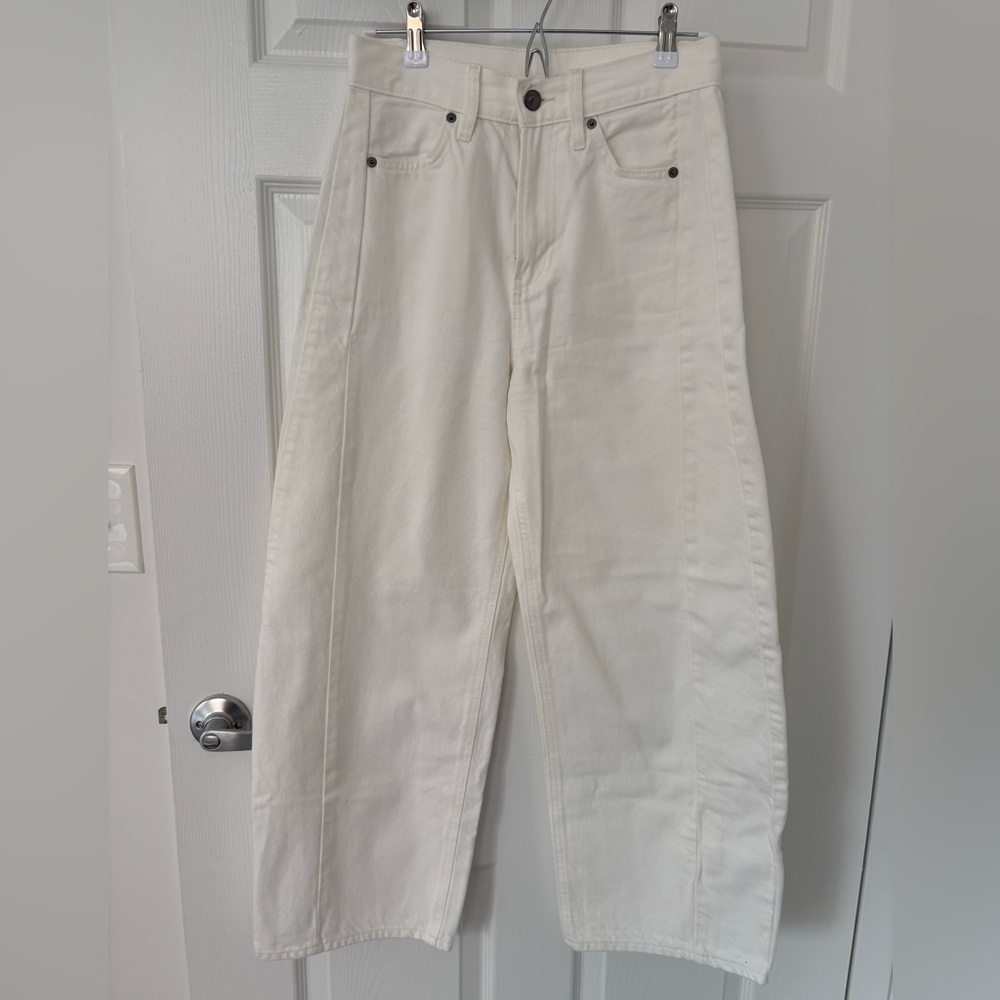 Marks & Spencer Off-white Barrel-Leg Women's Jeans